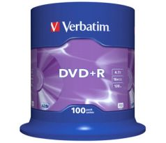 DVD+R VERBATIM 4,7GB 16X 100ks/cake (43551)