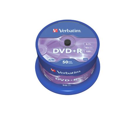 DVD+R VERBATIM 4,7GB 16X 50ks/cake (43550)