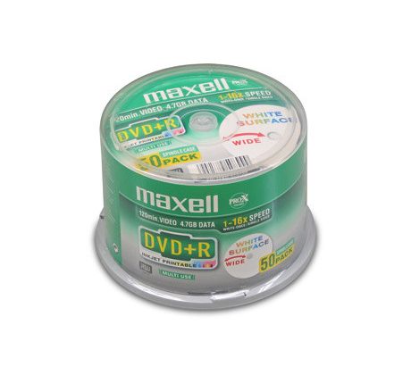 DVD+R MAXELL Printable 4,7GB 16X 50ks/cake (275702.40.TW)