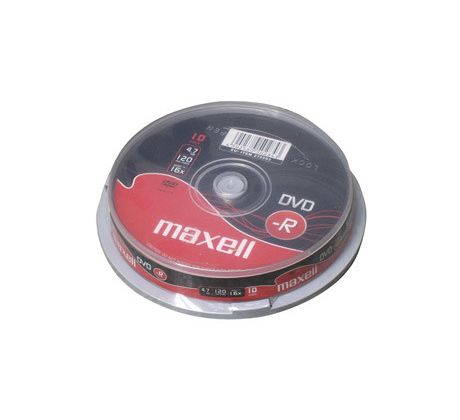 DVD-R MAXELL 4,7GB 16X 10ks/cake (275593)