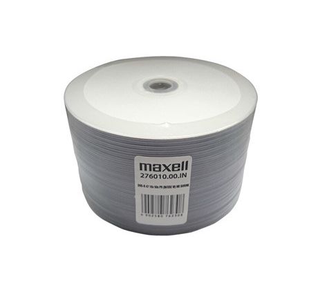 DVD-R MAXELL Printable White "BLANK" 4,7GB 16X 50ks/spindel (276010.00.IN)