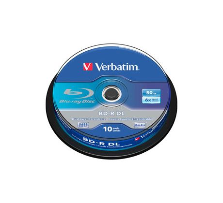 BD-R DL VERBATIM 50GB 6X 10ks/cake (43746)