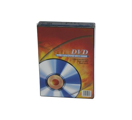 PP box na 1DVD slim 5ks/balenie, 7mm, čierny (UD1-B(5BC))