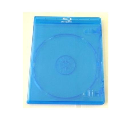 Obal na 2 BD-R Blu-ray disk modrý rozmer 149 x 128 x 12 mm (BR2-CU)