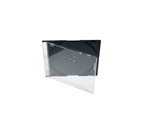 Slim CD case - - clear cover and black base 200 (SC1-B/100uud)