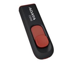 USB kľúč ADATA Classic Series C008 8GB USB 2.0 výsuvný konektor,čierno-červený (AC008-8G-RKD)