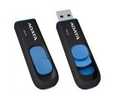 USB kľúč Adata USB Memory DashDrive UV128 16GB USB 3.0 Black+Blue (AUV128-16G-RBE)