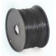 PLA plastic filament for 3D printers, 1.75 mm diameter, black (3DP-PLA1.75-01-BK)