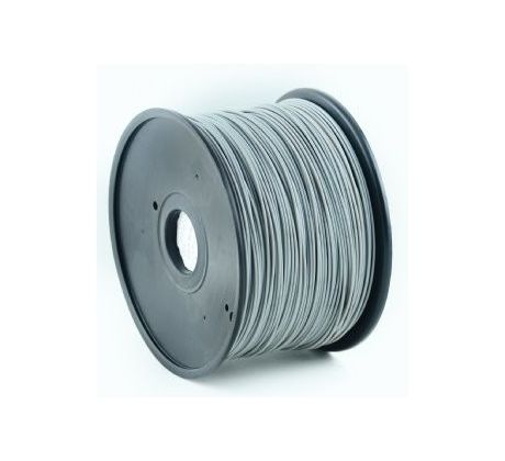 PLA plastic filament for 3D printers, 1.75 mm diameter, gray (3DP-PLA1.75-01-GR)