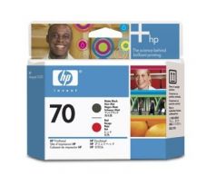 HLAVA HP C9409A No. 70, Matte Black and Red (C9409A)
