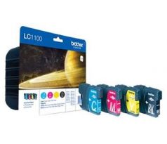 kazeta BROTHER LC-1100 BK/C/M/Y Pack MFC-6490CW/DCP-6690CW (LC1100VALBP)