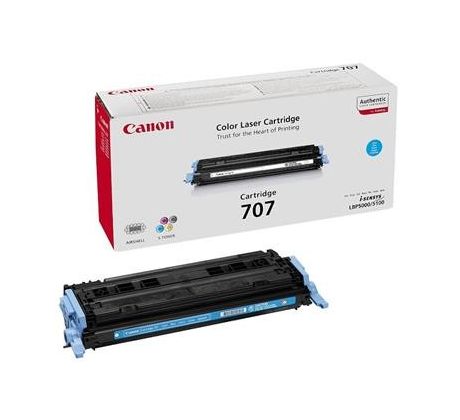 toner CANON CRG-707 cyan LBP 5000/5100 (2000 str.) (9423A004)