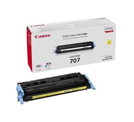 toner CANON CRG-707 yellow LBP 5000/5100 (2000 str.) (9421A004)