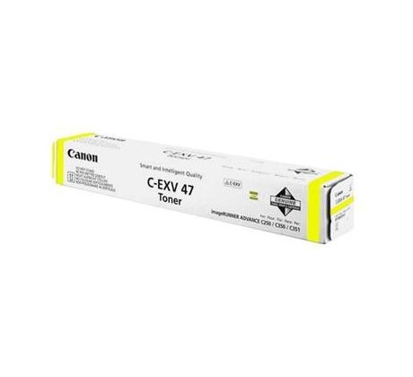 toner CANON C-EXV47Y yellow iRAC250/iRAC255/iRAC350/iRAC351/iRAC355 (21500 str.) (8519B002)