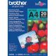 papier BROTHER BP71 foto lesklý A4/20ks (BP71GA4)