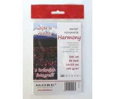 papier MORE HARMONY fotomatný 20ks/10x15 180g inkjet (M10531)