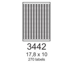 etikety RAYFILM 17,8x10 univerzálne biele R01003442A (100 list./A4) (R0100.3442A)