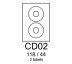 etikety RAYFILM CD02 118/44 univerzálne biele R0100CD02A (100 list./A4) (R0100.CD02A)