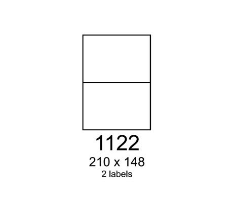 etikety RAYFILM 210x148 univerzálne biele R01001122A (100 list./A4) (R0100.1122A)