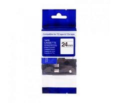 kompatibilná páska pre BROTHER TZ251 čierne písmo, biela páska Tape (24mm) (ECO-TZE-251)