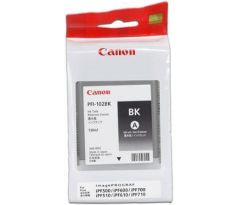 kazeta CANON PFI-102BK black iPF 500/510/600/605/610/650/655/700/710/720/750/755/760/765, LP 17/24 (0895B001)