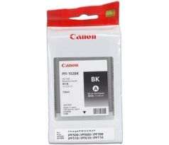 kazeta CANON PFI-102BK black iPF 500/510/600/605/610/650/655/700/710/720/750/755/760/765, LP 17/24 (130 ml) (0895B001)