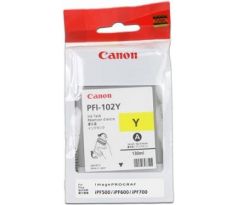 kazeta CANON PFI-102Y yellow iPF 500/510/600/605/610/650/655/700/710/720/750/755/760/765, LP 17/24 (0898B001)