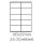 etikety samolepiace 105x57 univerzálne biele 10ks/A4 (100 listov A4/bal.) (ECO-10505700)