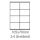 etikety Samolepiace 105x70 univerzálne biele 8ks/A4 (100 listov A4/bal.) (ECO-10507000)