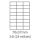 etikety samolepiace 70x37 univerzálne biele 24ks/A4 (100 listov A4/bal.) (ECO-07003700)