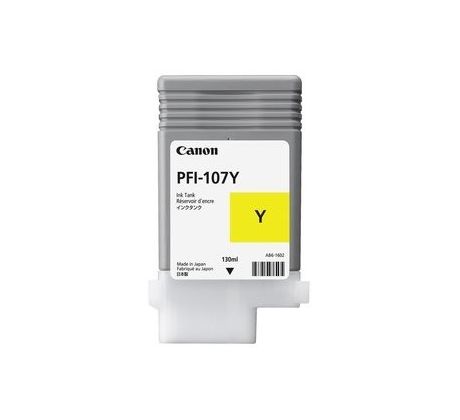 kazeta CANON PFI-107Y yellow iPF 670/680/685/770/780/785 (130 ml) (6708B001)