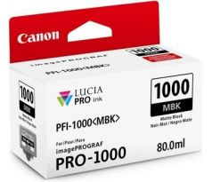 kazeta CANON PFI-1000MBK Matte Black iPF PRO-1000 (80 ml) (0545C001)