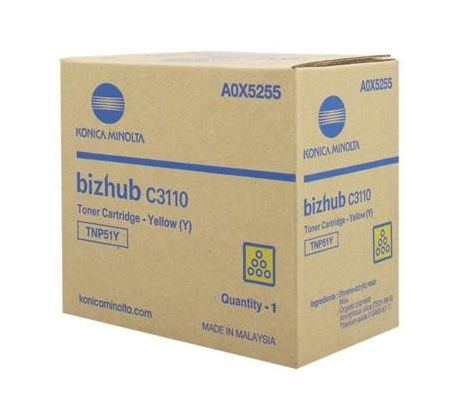 toner MINOLTA TNP51Y yellow Bizhub C3110 (A0X5255)