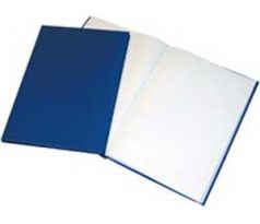 Záznamová kniha Krpa A4 100 listov linajková modrá