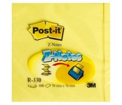 Z-bloček Post-it 76x76 žltý 100 lístkov