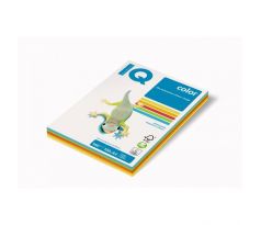 Farebný papier IQ color 5x20 mix intenzívne farby, A4 160g