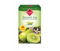 Čaj MISTRAL zelený Limetka a eukalyptus HB 37,5 g