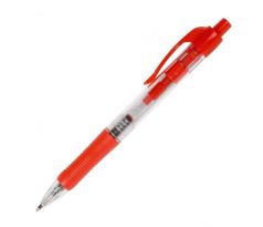 Guľôčkové pero Q-CONNECT klikacie červené