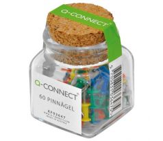 Napichovacie špendlíky Q-Connect mix farieb 60ks