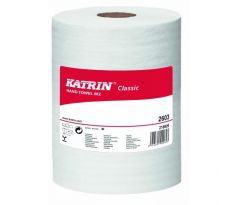 Papierové utierky v rolke 2-vrstvové KATRIN Classic Roll M, 100% celulóza, návin 90 m (6 ks)