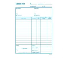 Dodací list A5 s DPH samoprepis