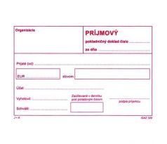 Príjmový pokl.doklad A6 bez DPH samoprepis
