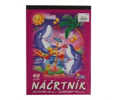 Náčrtník N44 A4 40listov