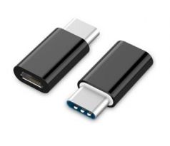 USB 2.0 Type-C OTG adapter (CM/MicroUSB-F), black (A-USB2-CMmF-01)