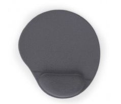 Gel mouse pad with wrist support, grey (MP-GEL-GR)