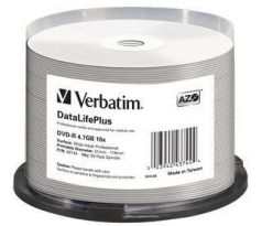 DVD-R 16x DataLifePlus Wide Inkjet Professional 50ks/spindel (43744)