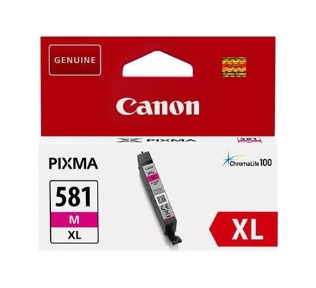 kazeta CANON CLI-581M XL magenta TS6150/TS8150/TR7550/TR8550 (466 str.) (2050C001)