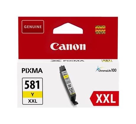 kazeta CANON CLI-581Y XXL yellow TS6150/TS8150/TR7550/TR8550 (830 str.) (1997C001)