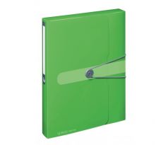 Plastový box s gumičkou Herlitz Easy Orga A4 PP zelený