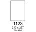 etikety RAYFILM 210x297 fotolesklé biele inkjet 120g R01151123G (R0115.1123G)